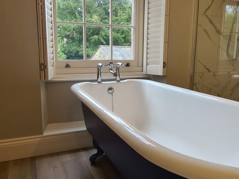 Tropical Blinds -Shutter Cafe Style- Clotted Cream