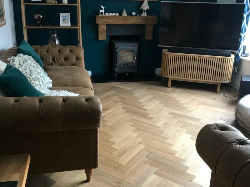 V4 Wood Flooring -Deco Parquet ZB203 White Smoked Oak