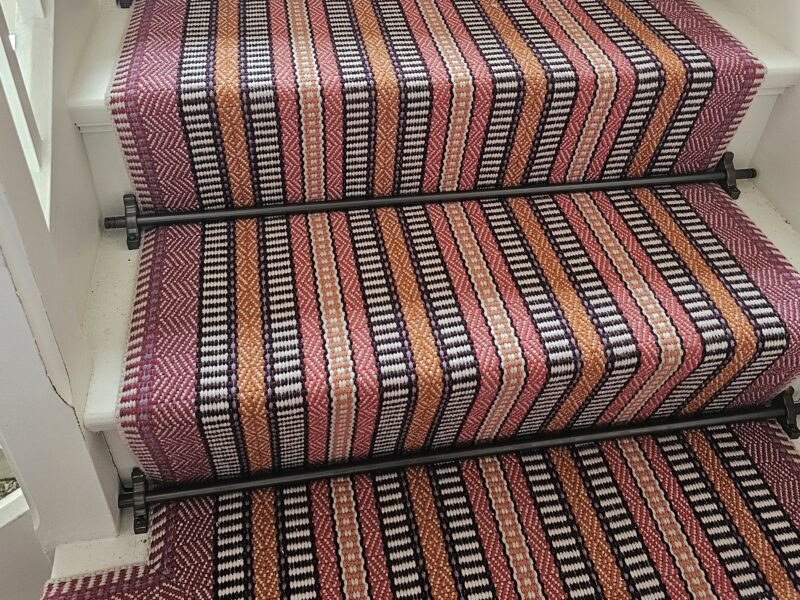 Roger Oates Design -Morella Coral -Woburn Antique Bronze Rods