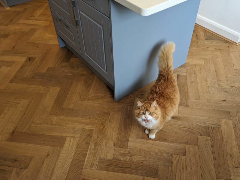 V4 - Deco Parquet -Smoked Oak Real Wood Flooring